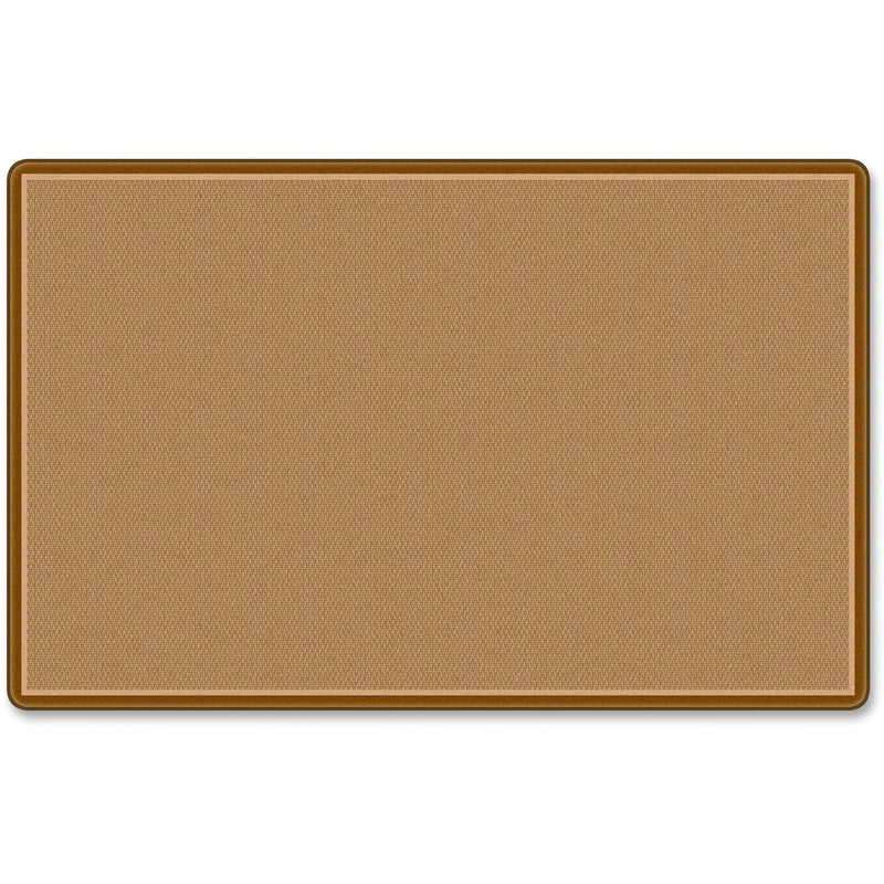 Flagship Carpets Classic All-Over Weave Solid Color Rug - Tan Nylon - Rugs & Mats