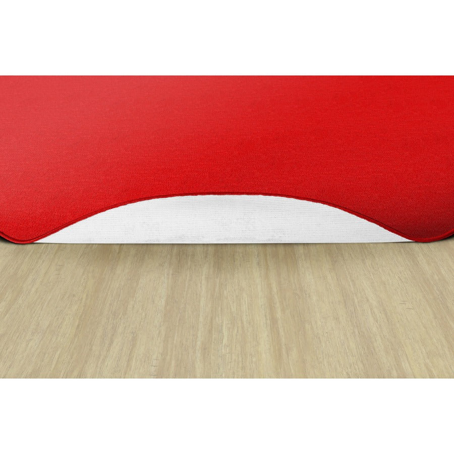 Flagship Carpets Classic Solid Color 12' Oval Rug - Bottom