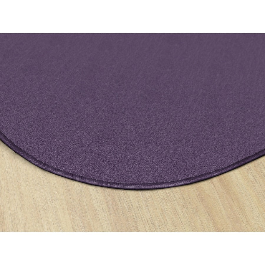Flagship Carpets Classic Solid Color 12' Oval Rug - Rear