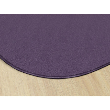 Flagship Carpets Classic Solid Color 12' Oval Rug - Rear