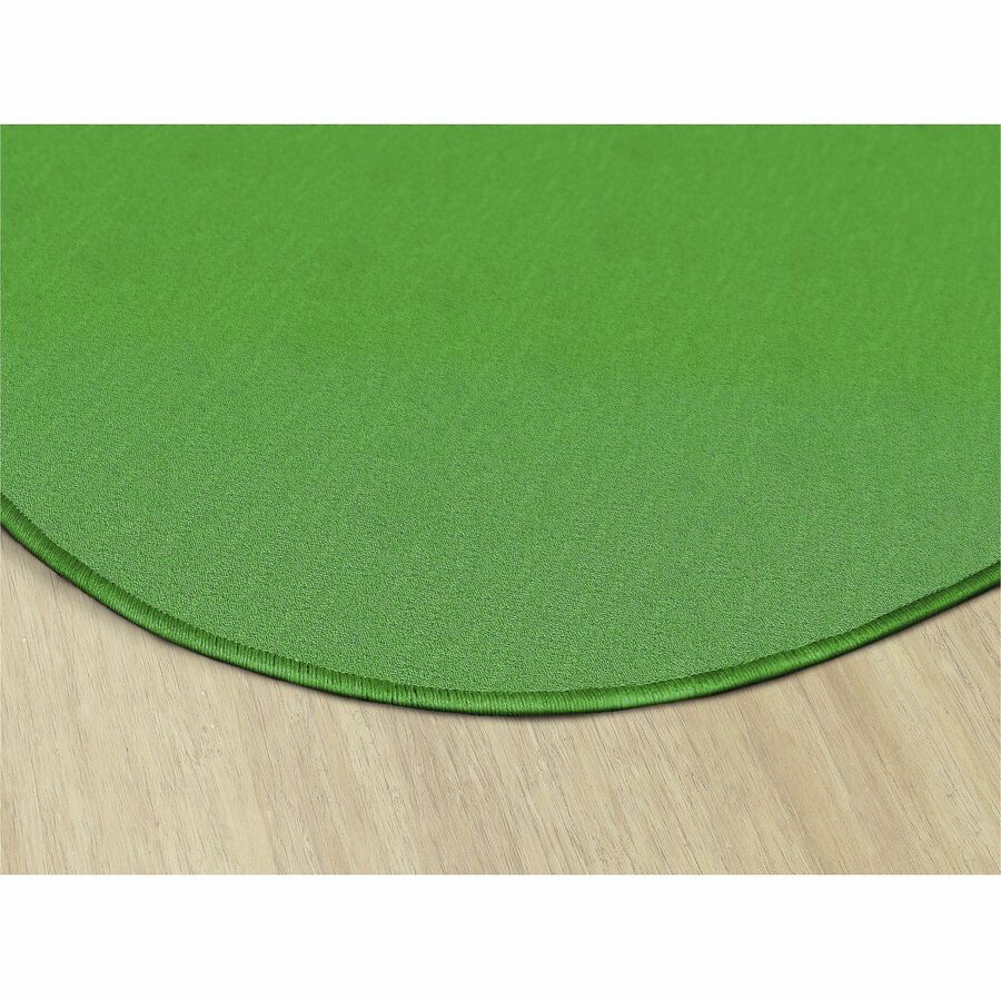 Flagship Carpets Classic Solid Color 12' Oval Rug - Rear