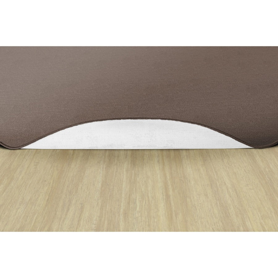 Flagship Carpets Classic Solid Color 12' Oval Rug - Bottom