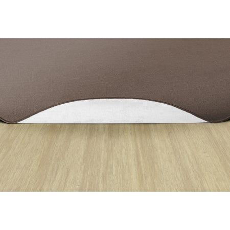 Flagship Carpets Classic Solid Color 12' Oval Rug - Bottom