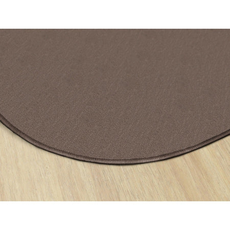 Flagship Carpets Classic Solid Color 12' Oval Rug - Rear