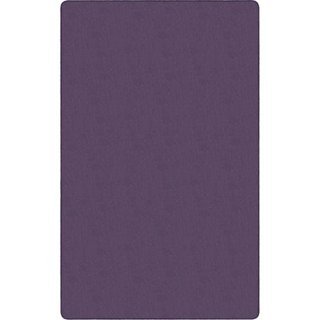 Flagship Carpets Classic Solid Color 12’ Rectangle Rug - Purple Nylon - Rugs & Mats