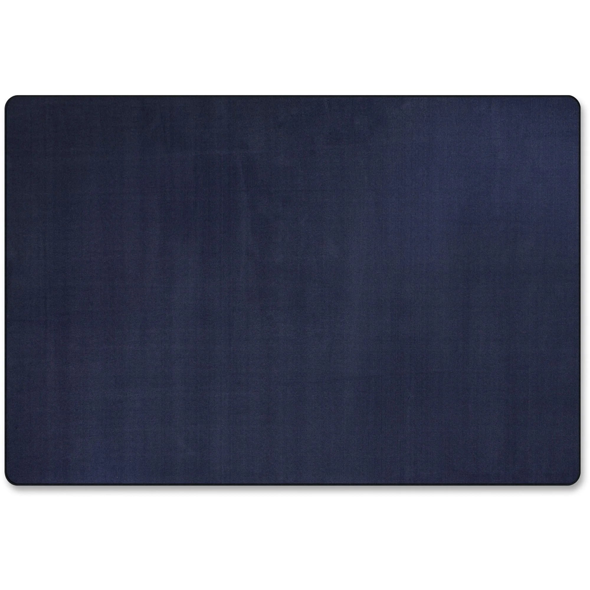 Flagship Carpets Classic Solid Color 12’ Rectangle Rug - Traditional Navy Nylon - Rugs & Mats