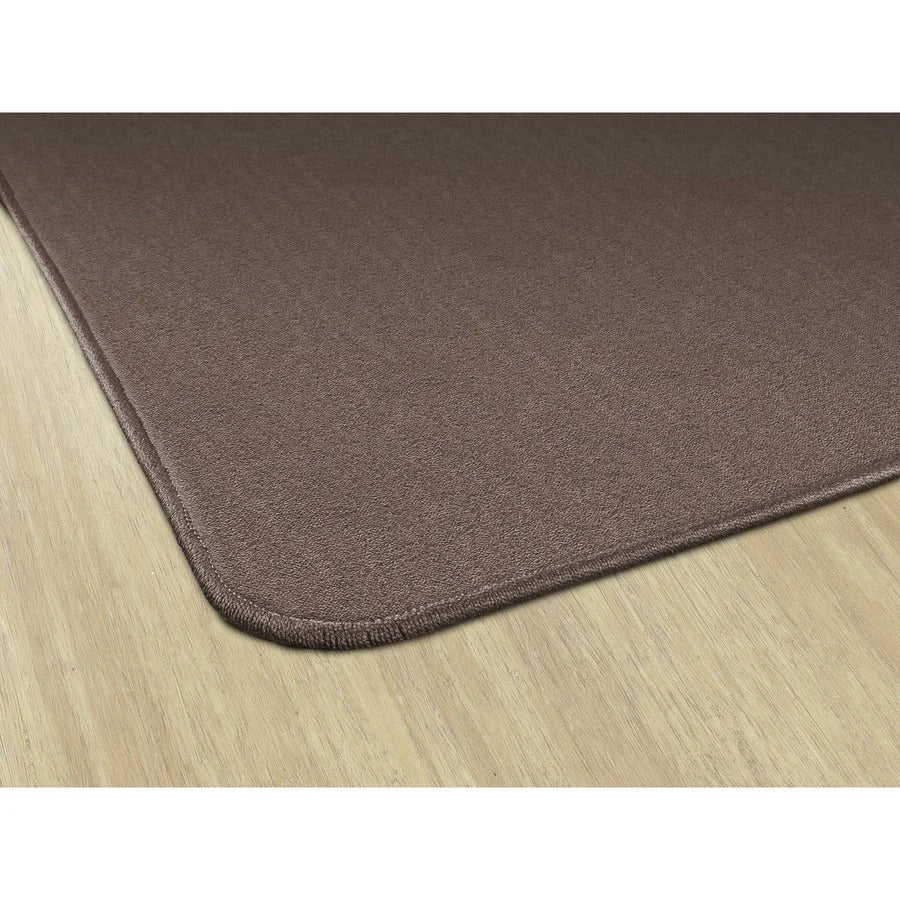 Flagship Carpets Classic Solid Color 12’ Square Rug - Almond Nylon - Rugs & Mats