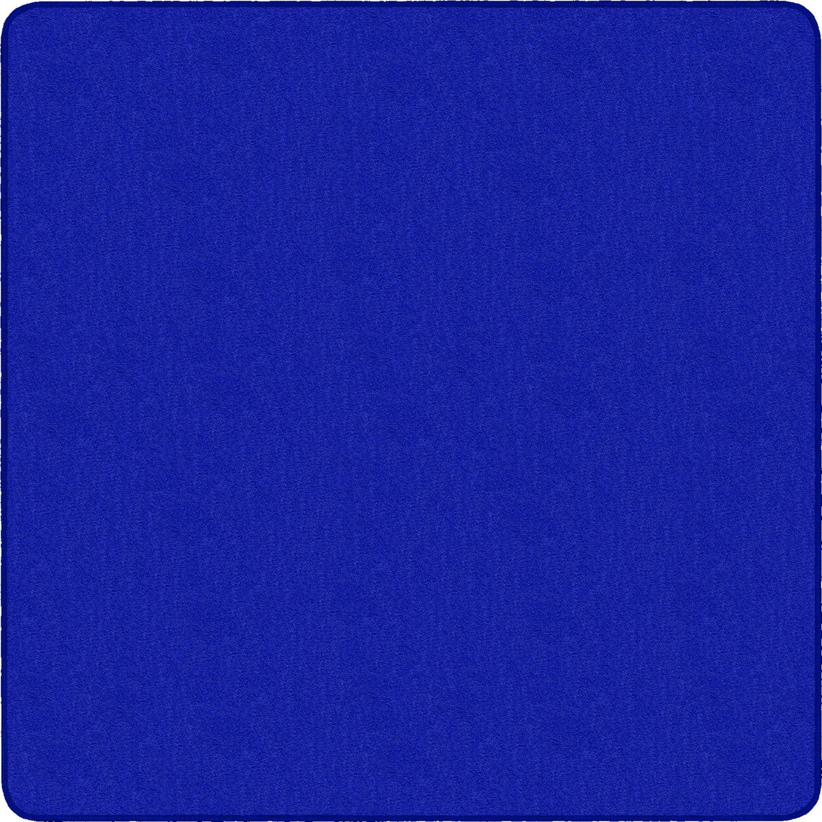 Flagship Carpets Classic Solid Color 12’ Square Rug - Royal Blue Nylon - Rugs & Mats