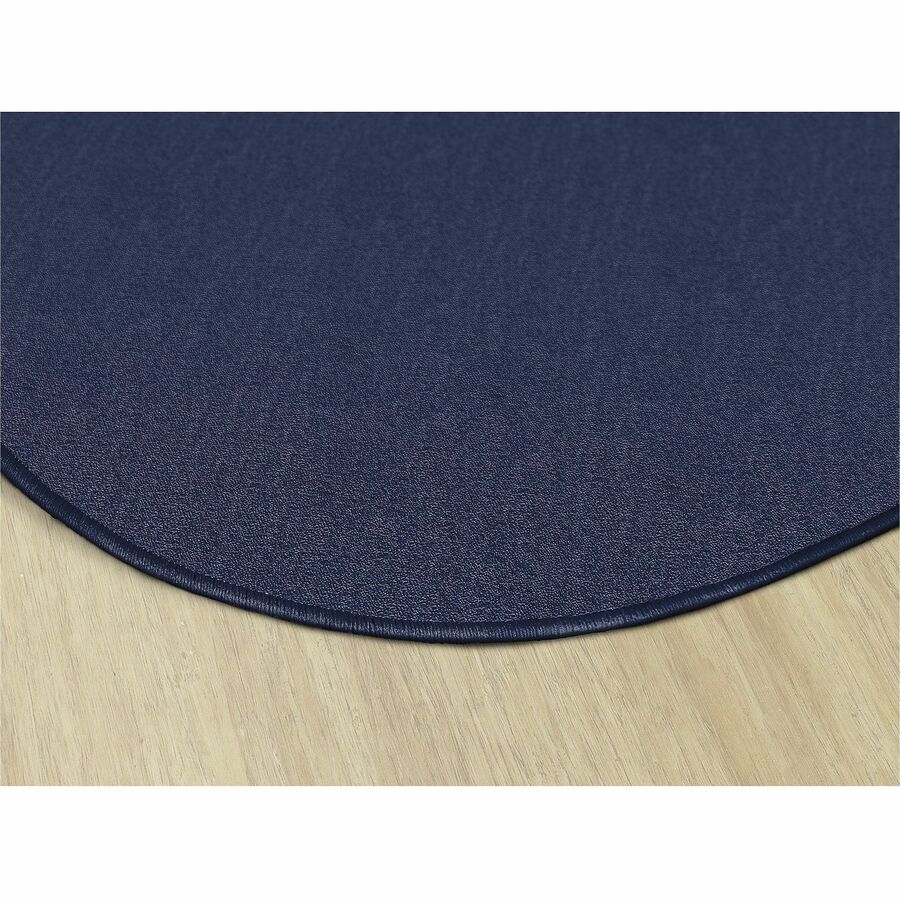 Flagship Carpets Classic Solid Color 6' Round Rug - Front