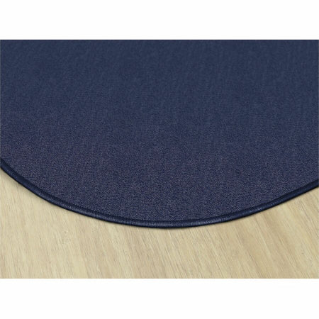 Flagship Carpets Classic Solid Color 6' Round Rug - Front