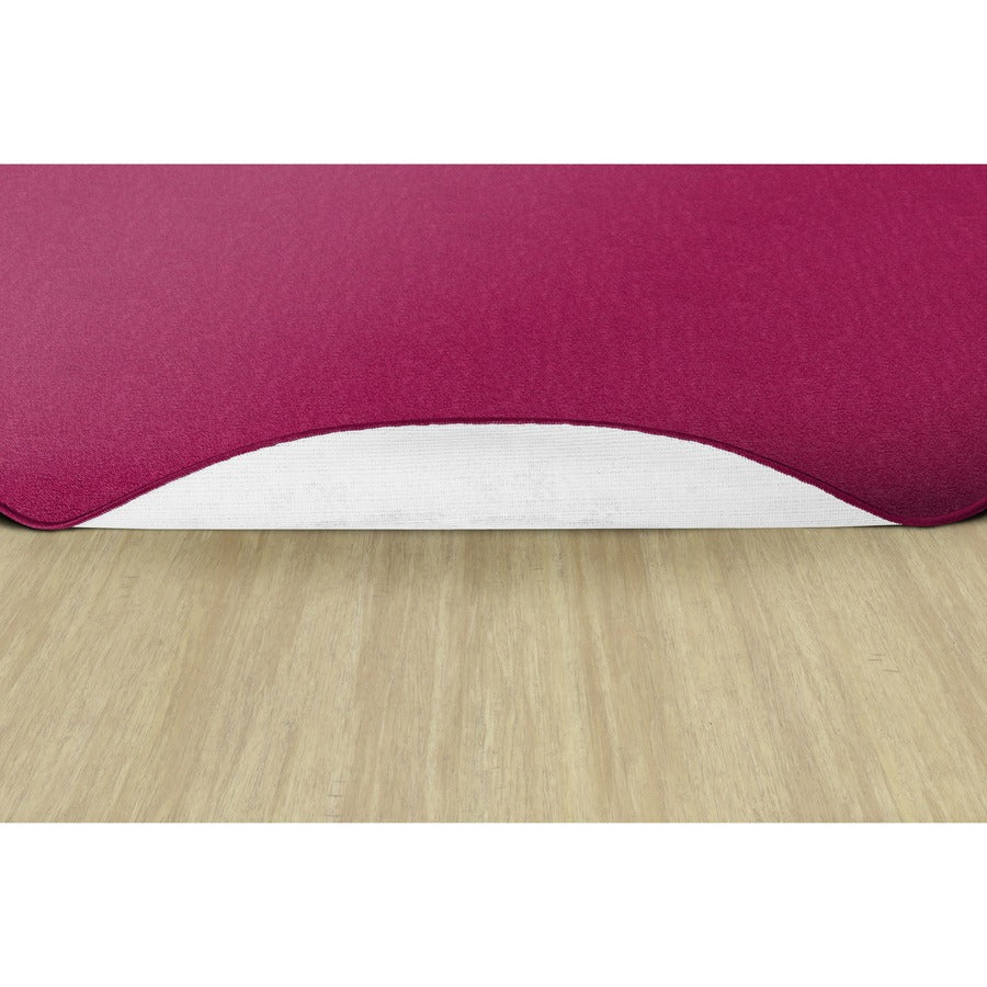 Flagship Carpets Classic Solid Color 6' Round Rug - Bottom