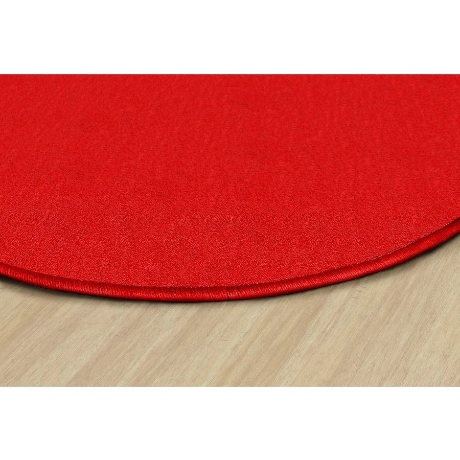 Flagship Carpets Classic Solid Color 6’ Round Rug - Traditional Circle Floor - Rugs & Mats