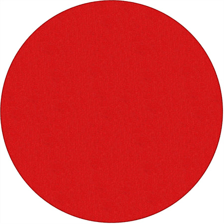 Flagship Carpets Classic Solid Color 6’ Round Rug - Traditional Circle Floor - Rugs & Mats