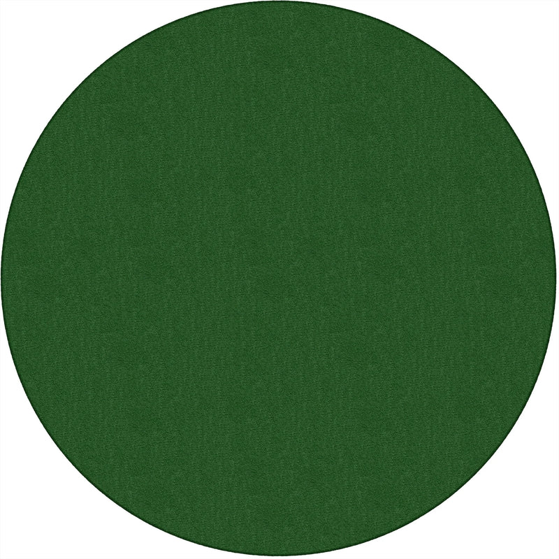 Flagship Carpets Classic Solid Color 6’ Round Rug - Traditional Circle Design - Rugs & Mats