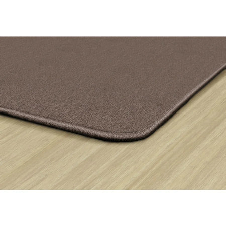 Flagship Carpets Classic Solid Color 6’ Square Rug - Almond Nylon - Rugs & Mats