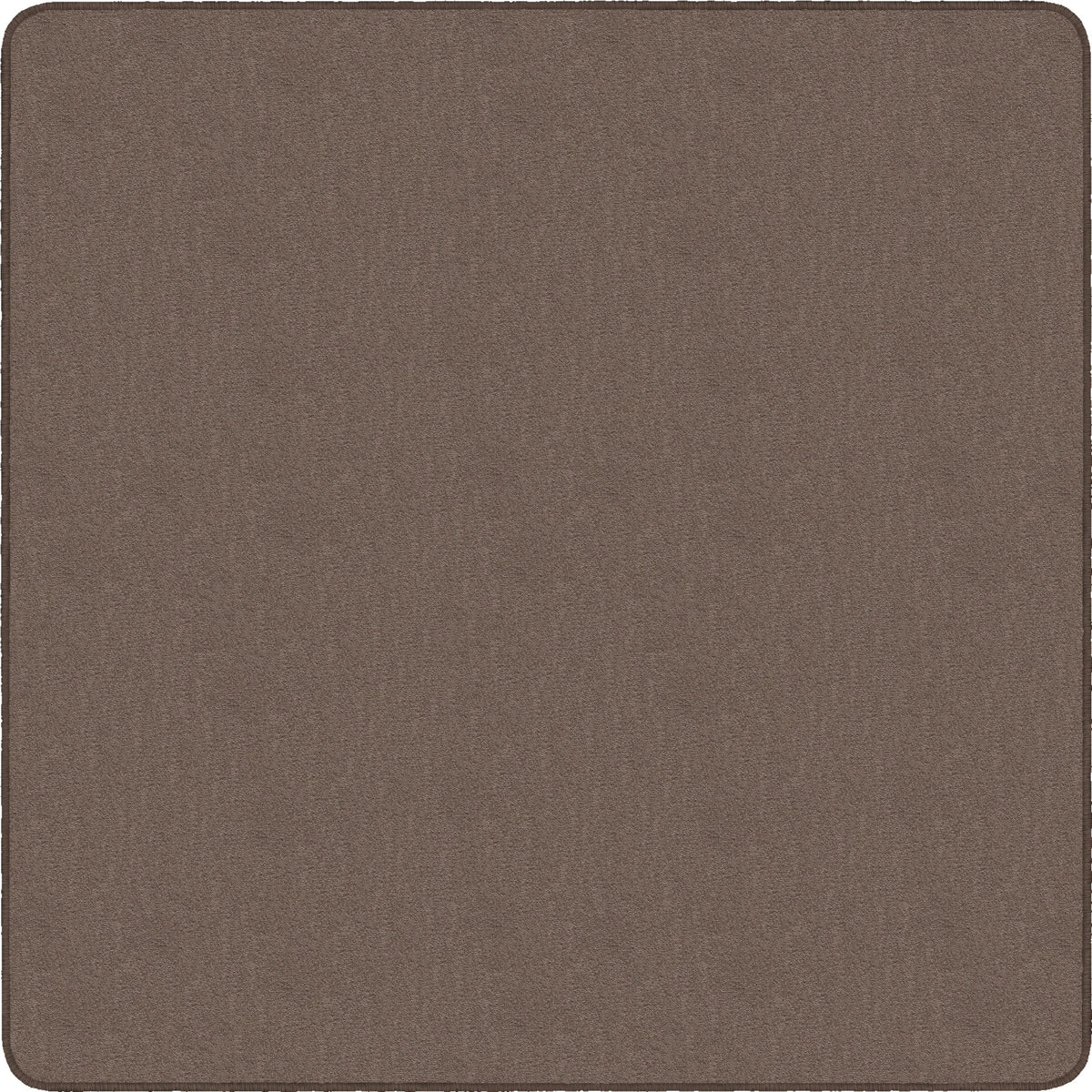Flagship Carpets Classic Solid Color 6’ Square Rug - Almond Nylon - Rugs & Mats