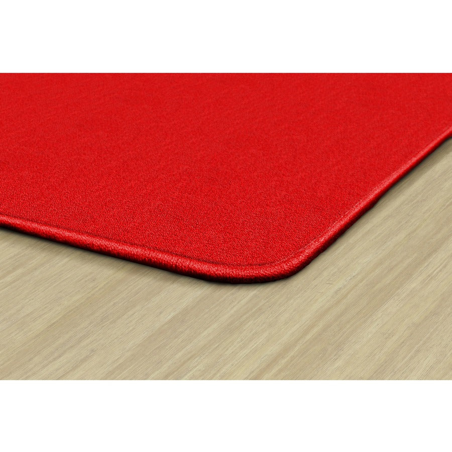 Flagship Carpets Classic Solid Color 6' Square Rug - Right