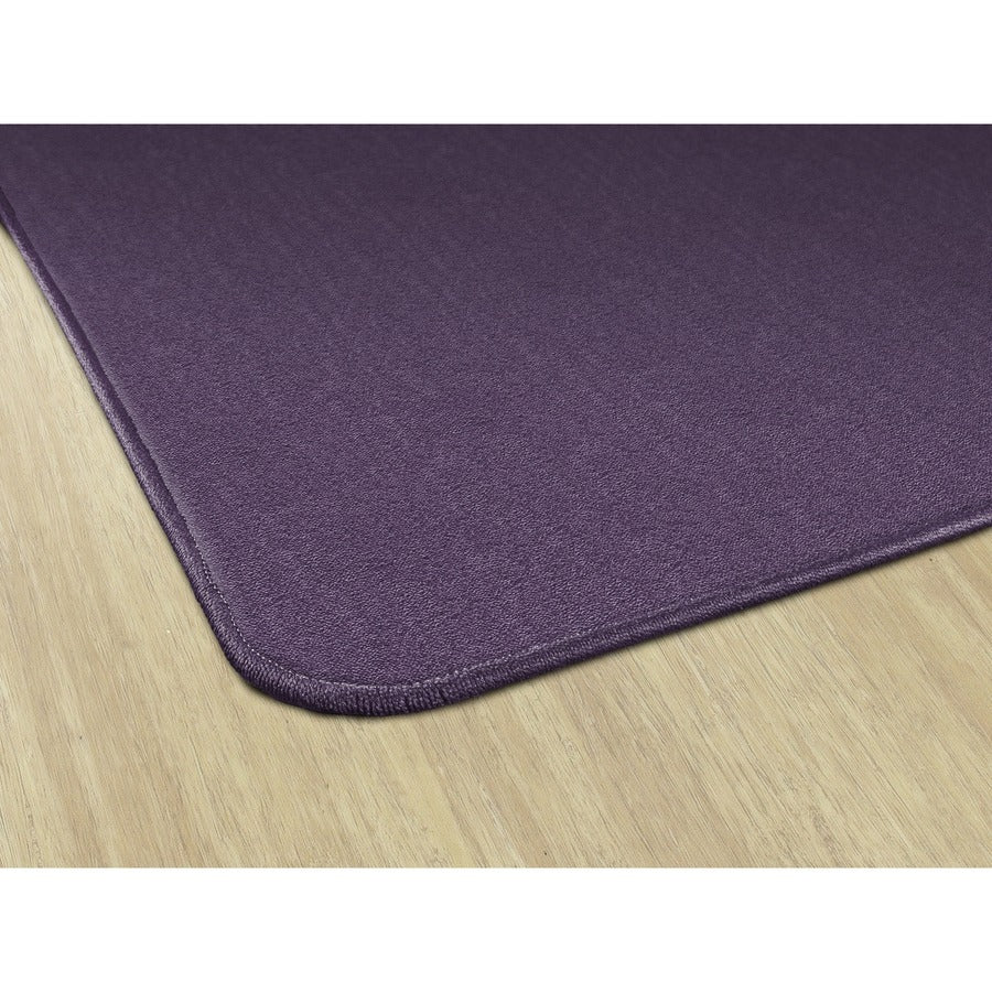 Flagship Carpets Classic Solid Color 6' Square Rug - Left