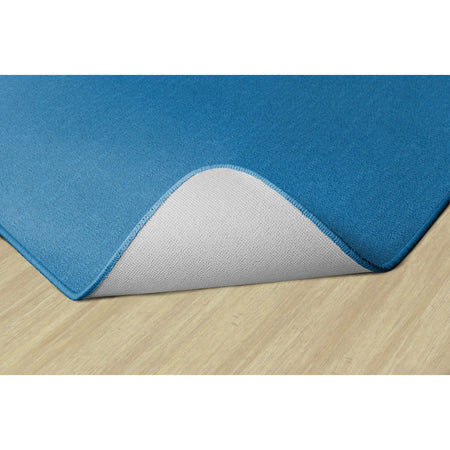 Flagship Carpets Classic Solid Color 6' Square Rug - Bottom