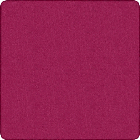 Flagship Carpets Classic Solid Color 6' Square Rug - 2000