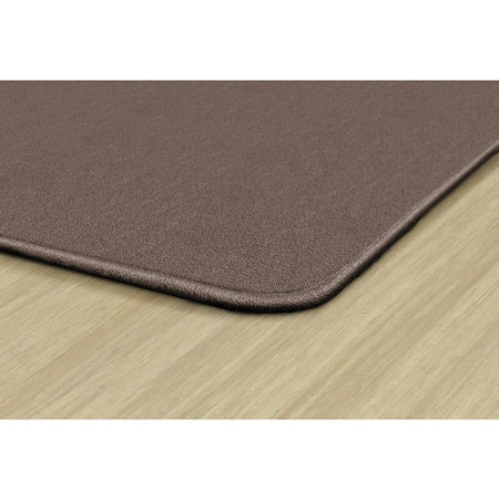 Flagship Carpets Classic Solid Color 6' Square Rug - Right