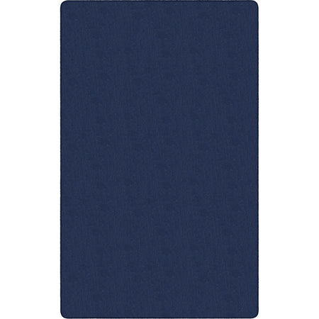 Flagship Carpets Classic Solid Color 9’ Rectangle Rug - Navy Nylon - Rugs & Mats