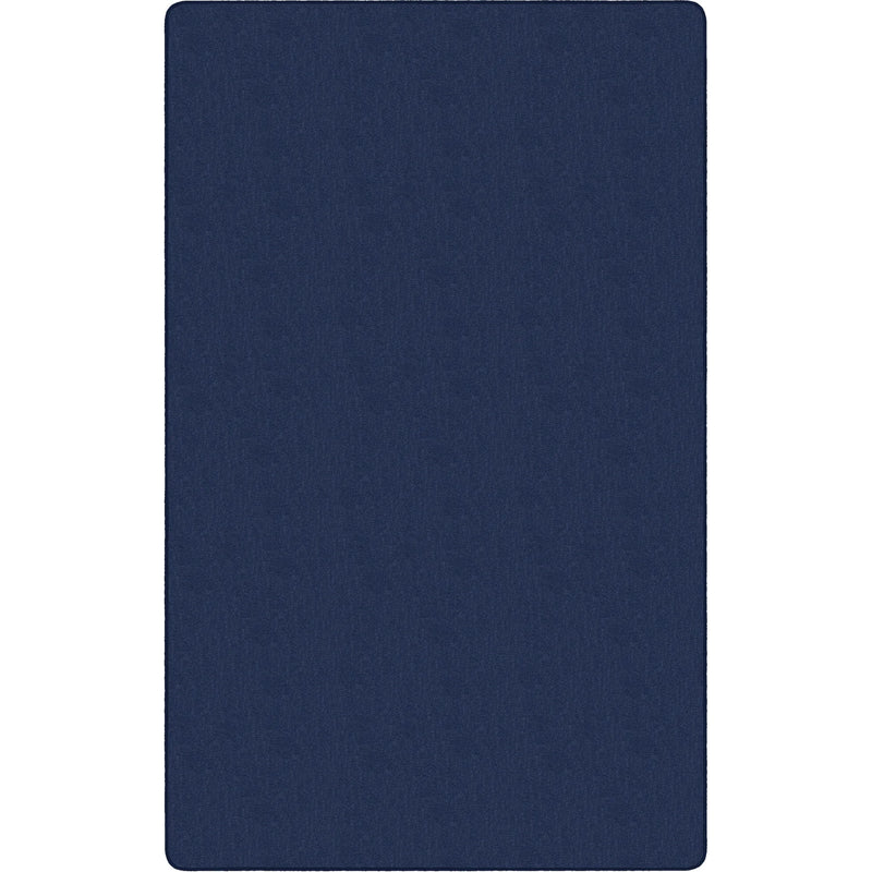 Flagship Carpets Classic Solid Color 9’ Rectangle Rug - Navy Nylon - Rugs & Mats