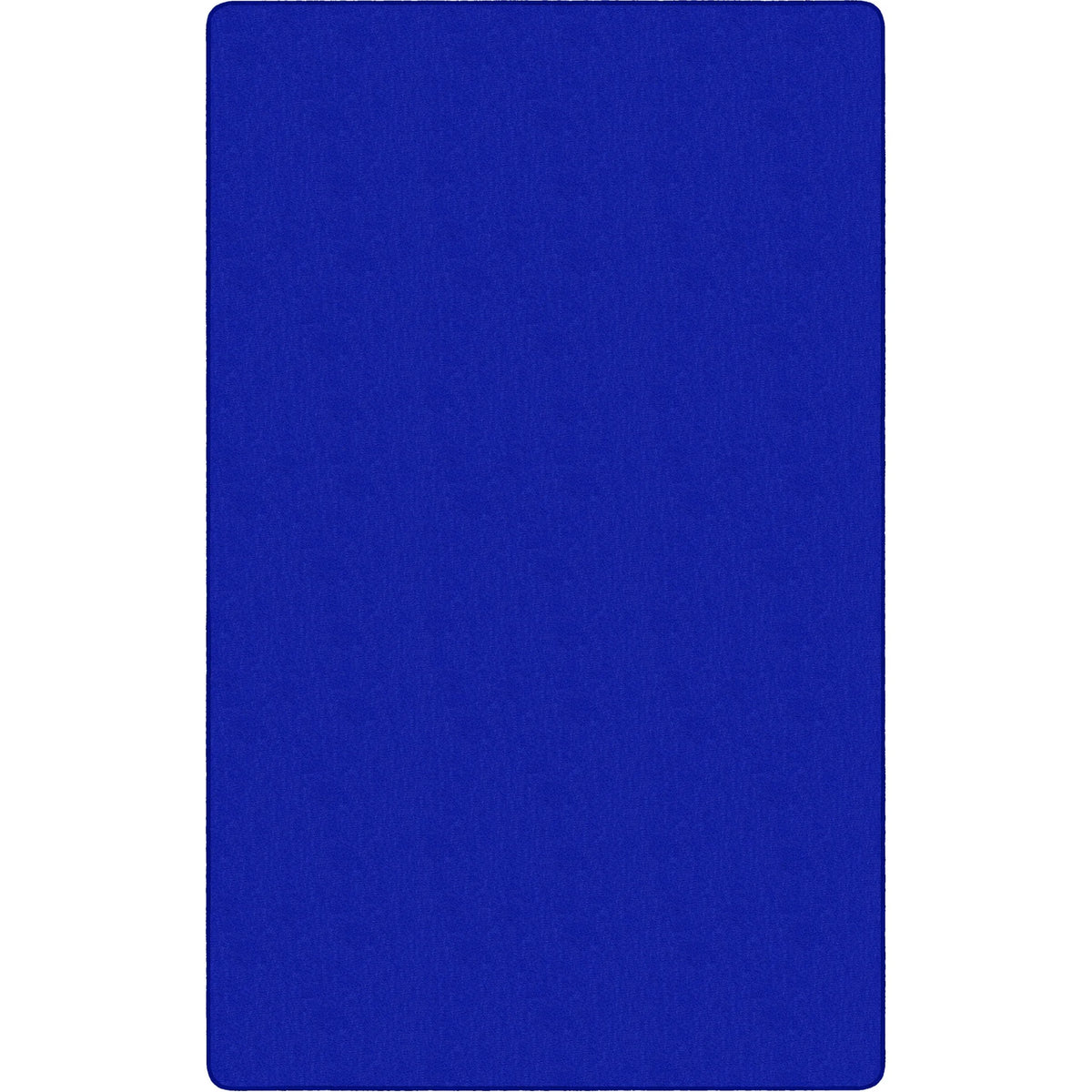 Flagship Carpets Classic Solid Color 9’ Rectangle Rug - Royal Blue Nylon - Rugs & Mats