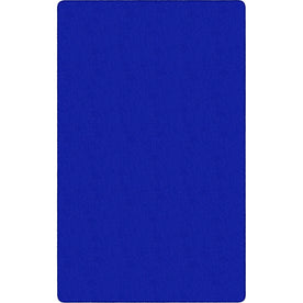 Flagship Carpets Classic Solid Color 9’ Rectangle Rug - Royal Blue Nylon - Rugs & Mats