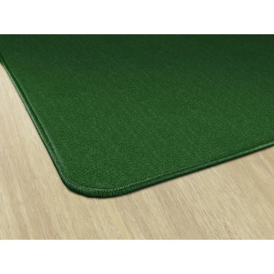 Flagship Carpets Classic Solid Color 9’ Rectangle Rug - Traditional Style - Clover Nylon - Rugs & Mats