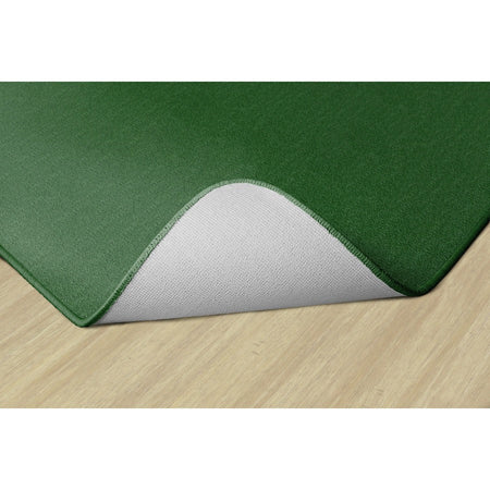 Flagship Carpets Classic Solid Color 9' Rectangle Rug - Bottom