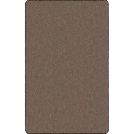 Flagship Carpets Classic Solid Color Rectangle Rug - Almond Nylon - Rugs & Mats