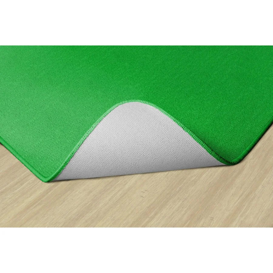 Flagship Carpets Classic Solid Lime Green 12’ Square Rug - Traditional Floor - Rugs & Mats