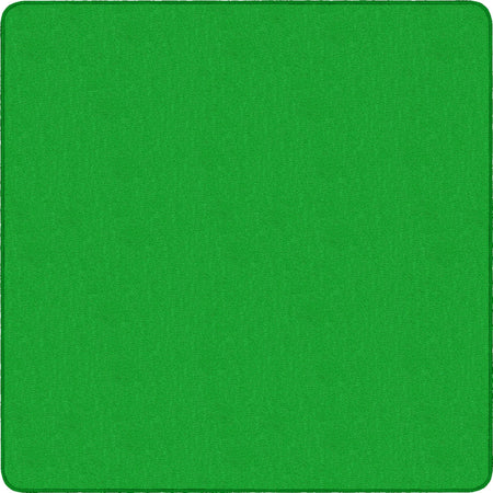 Flagship Carpets Classic Solid Lime Green 12’ Square Rug - Traditional Floor - Rugs & Mats