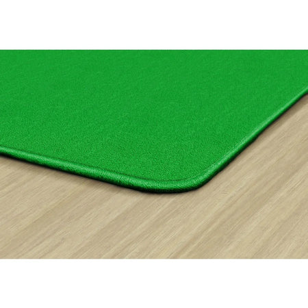 Flagship Carpets Classic Solid Lime Green 12’ Square Rug - Traditional Floor - Rugs & Mats