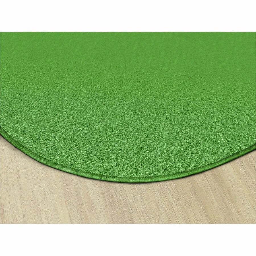 Flagship Carpets Classic Solid Lime Green 6’ Round Rug - Traditional Floor - Rugs & Mats