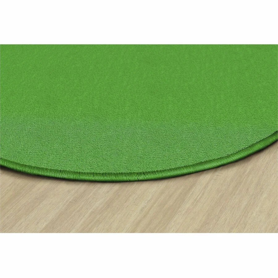Flagship Carpets Classic Solid Lime Green 6’ Round Rug - Traditional Floor - Rugs & Mats
