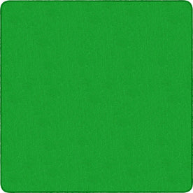 Flagship Carpets Classic Solid Lime Green 6’ Square Rug - Traditional Floor - Rugs & Mats