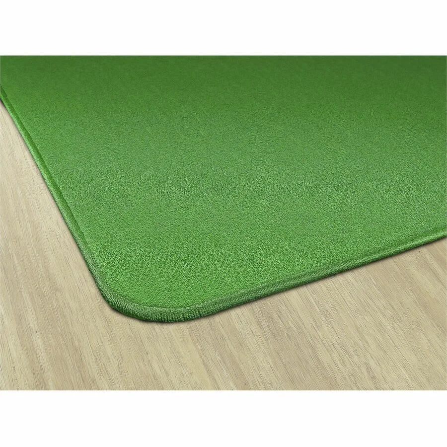 Flagship Carpets Classic Solid Lime Green 6’ Square Rug - Traditional Floor - Rugs & Mats