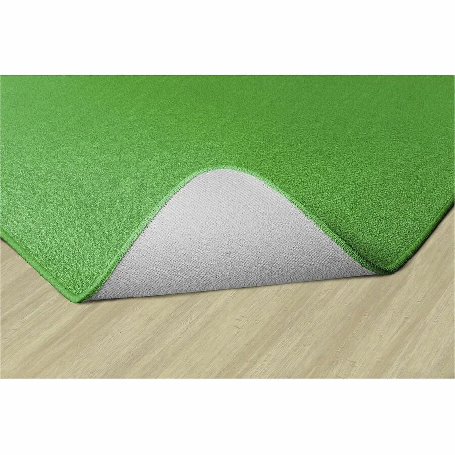 Flagship Carpets Classic Solid Lime Green 6’ Square Rug - Traditional Floor - Rugs & Mats