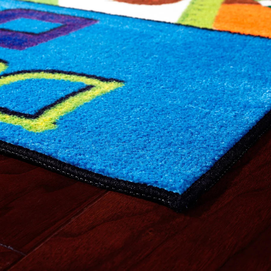 Flagship Carpets Dare To Dream Rug - 72’’x48’’ Multicolor Nylon Floor - Rugs & Mats