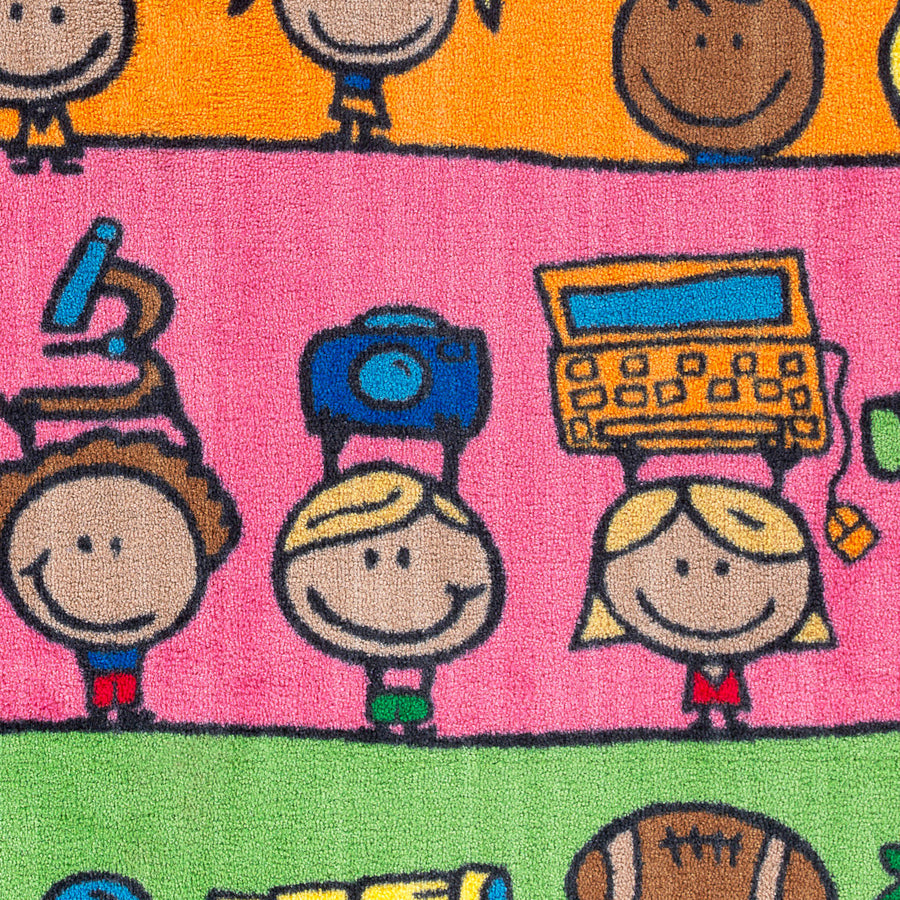 Flagship Carpets Easy Care Fun At School Rug - Alternate-Image6