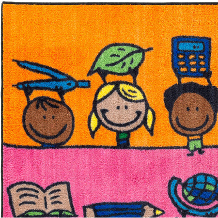 Flagship Carpets Easy Care Fun At School Rug - Alternate-Image5