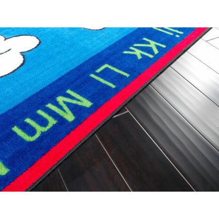 Flagship Carpets Easy Care Happy World Rug - Alternate-Image6