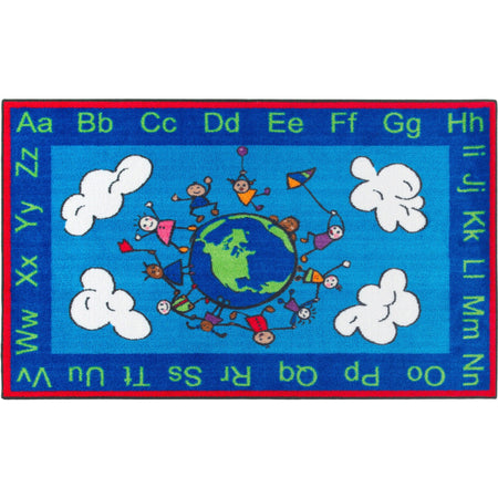 Flagship Carpets Easy Care Happy World Rug - 2000