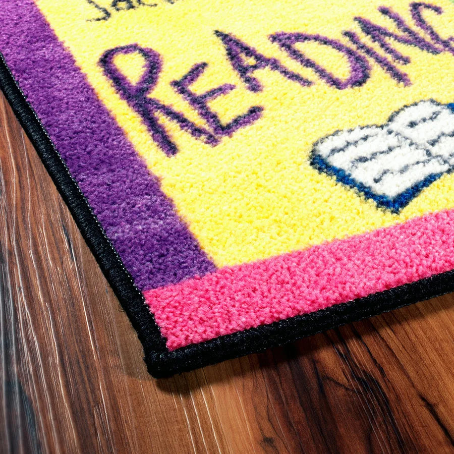 Flagship Carpets Easy Care Primary Pictures Rug - Multicolor Nylon Floor - Rugs & Mats