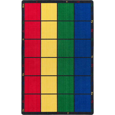 Flagship Carpets Learning Grid Seating Rug - 2000