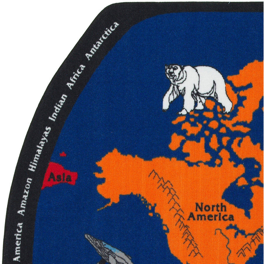 Flagship Carpets Maps That Teach Global Rug - Alternate-Image4