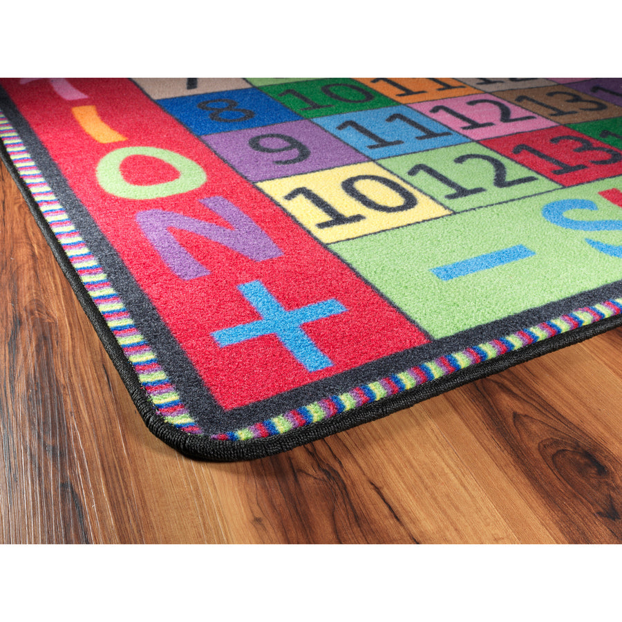 Flagship Carpets Math Collection Addition/Subtraction Rug - Alternate-Image2