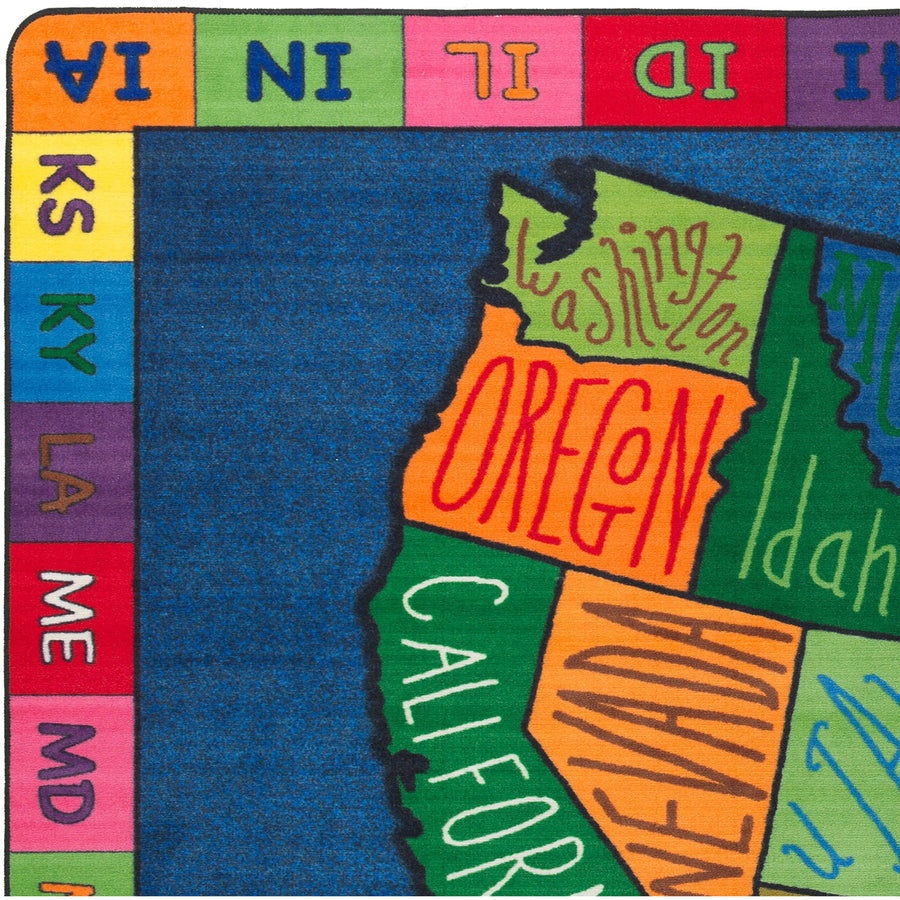 Flagship Carpets My America Doodle Map Rug - Alternate-Image6
